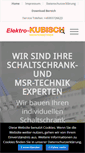 Mobile Screenshot of elektro-kubisch.de